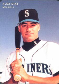 1996 Mother's Cookies Seattle Mariners #21 Alex Diaz Front