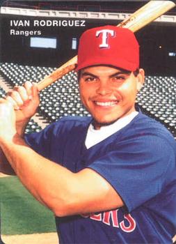 1996 Mother's Cookies Texas Rangers #4 Ivan Rodriguez Front