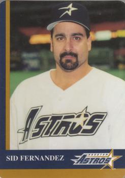 1997 Mother's Cookies Houston Astros #16 Sid Fernandez Front