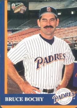 1997 Mother's Cookies San Diego Padres #1 Bruce Bochy Front