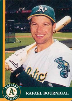 1998 Mother's Cookies Oakland Athletics #12 Rafael Bournigal Front