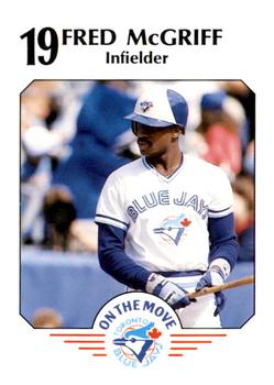 1989 Toronto Blue Jays Fire Safety #NNO Fred McGriff Front