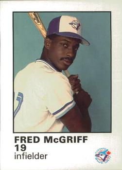 1987 Toronto Blue Jays Fire Safety #NNO Fred McGriff Front