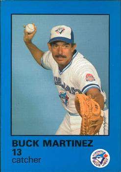 1985 Toronto Blue Jays Fire Safety #NNO Buck Martinez Front