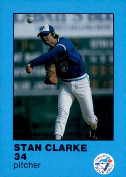 1984 Toronto Blue Jays Fire Safety #NNO Stan Clarke Front