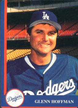 1998 Mother's Cookies Los Angeles Dodgers #1 Glenn Hoffman Front
