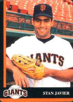 1998 Mother's Cookies San Francisco Giants #13 Stan Javier Front