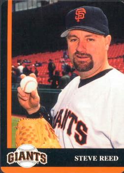 1998 Mother's Cookies San Francisco Giants #24 Steve Reed Front