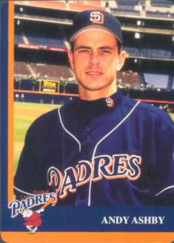 1998 Mother's Cookies San Diego Padres #14 Andy Ashby Front