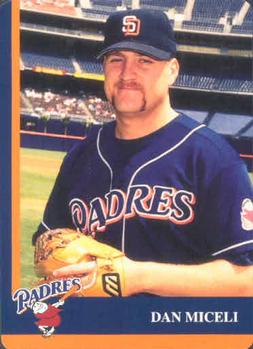 1998 Mother's Cookies San Diego Padres #18 Dan Miceli Front