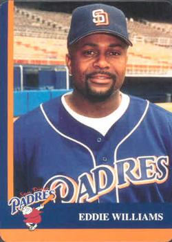 1998 Mother's Cookies San Diego Padres #24 Eddie Williams Front