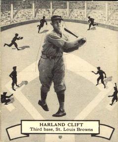 1937 O-Pee-Chee Batter Ups (V300) #104 Harlond Clift Front