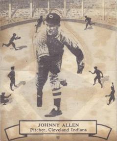 1937 O-Pee-Chee Batter Ups (V300) #122 Johnny Allen Front
