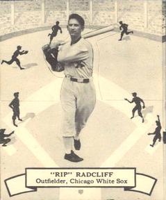 1937 O-Pee-Chee Batter Ups (V300) #125 Rip Radcliff Front