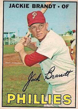 1967 O-Pee-Chee #142 Jackie Brandt Front