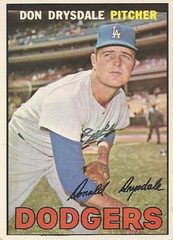 1967 O-Pee-Chee #55 Don Drysdale Front