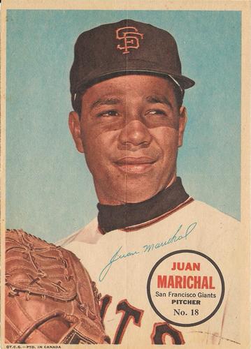 1968 O-Pee-Chee - Posters #18 Juan Marichal Front