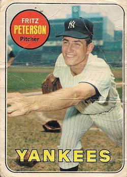 1969 O-Pee-Chee #46 Fritz Peterson Front