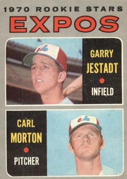 1970 O-Pee-Chee #109 Expos 1970 Rookie Stars (Garry Jestadt / Carl Morton) Front