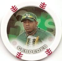 2014 Topps Chipz #NNO Yoenis Cespedes Front