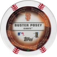 2014 Topps Chipz #NNO Buster Posey Back