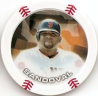 2014 Topps Chipz #NNO Pablo Sandoval Front