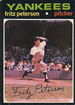 1971 O-Pee-Chee #460 Fritz Peterson Front