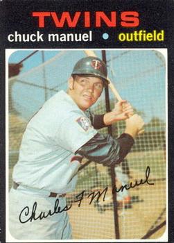 1971 O-Pee-Chee #744 Charlie Manuel Front