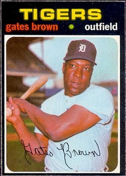1971 O-Pee-Chee #503 Gates Brown Front