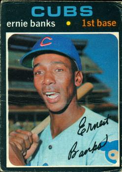1971 O-Pee-Chee #525 Ernie Banks Front