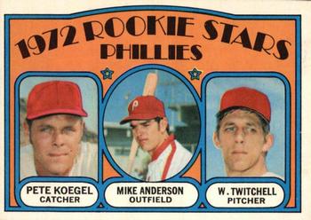 1972 O-Pee-Chee #14 Phillies 1972 Rookie Stars (Pete Koegel / Mike Anderson / Wayne Twitchell) Front