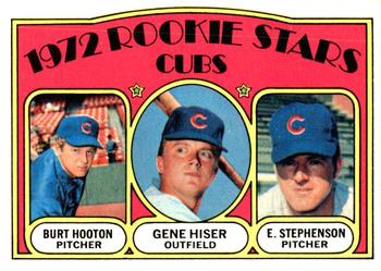 1972 O-Pee-Chee #61 Cubs 1972 Rookie Stars (Burt Hooton / Gene Hiser / Earl Stephenson) Front