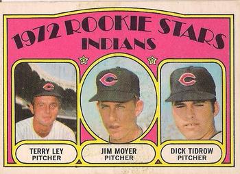 1972 O-Pee-Chee #506 Indians 1972 Rookie Stars (Terry Ley / Jim Moyer / Dick Tidrow) Front