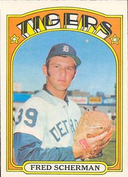 1972 O-Pee-Chee #6 Fred Scherman Front