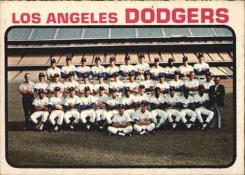 1973 O-Pee-Chee #91 Los Angeles Dodgers Front