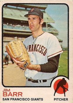 1973 O-Pee-Chee #387 Jim Barr Front