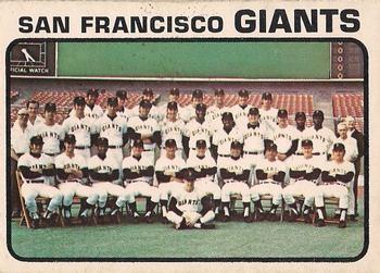 1973 O-Pee-Chee #434 San Francisco Giants Front