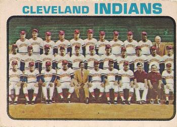 1973 O-Pee-Chee #629 Cleveland Indians Front