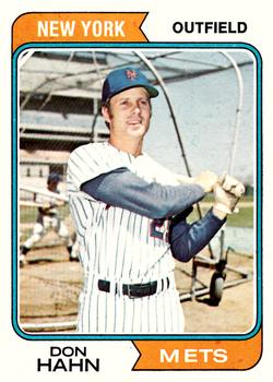 1974 O-Pee-Chee #291 Don Hahn Front