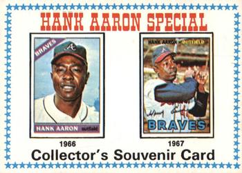 1974 O-Pee-Chee #7 Hank Aaron Special 1966-1967 Front
