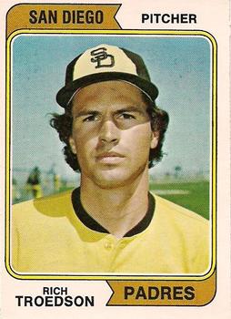 1974 O-Pee-Chee #77 Rich Troedson Front