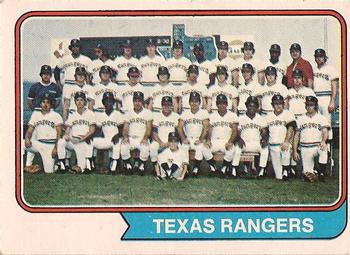 1974 O-Pee-Chee #184 Texas Rangers Front
