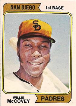 1974 O-Pee-Chee #250 Willie McCovey Front