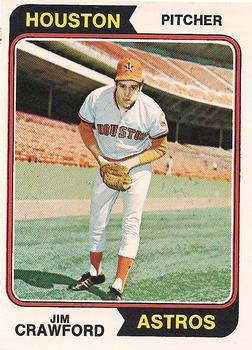 1974 O-Pee-Chee #279 Jim Crawford Front