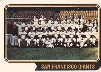 1974 O-Pee-Chee #281 San Francisco Giants Front