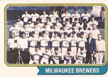 1974 O-Pee-Chee #314 Milwaukee Brewers Front
