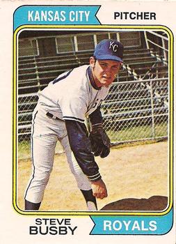 1974 O-Pee-Chee #365 Steve Busby Front