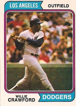 1974 O-Pee-Chee #480 Willie Crawford Front