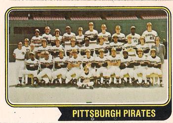 1974 O-Pee-Chee #626 Pittsburgh Pirates Front