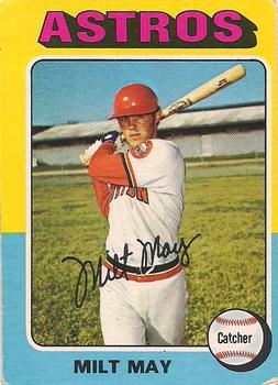 1975 O-Pee-Chee #279 Milt May Front